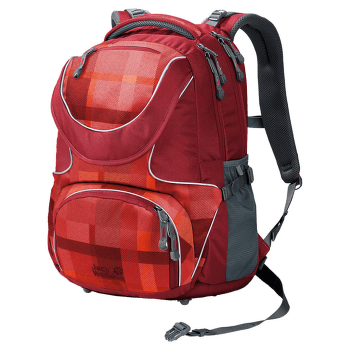 Batoh Jack Wolfskin Ramson 26 Pack indian red woven check 7941