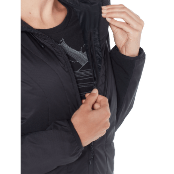 Bunda Icebreaker Hyperia Lite Hybrid Hooded Jacket Women Black001