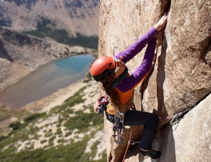 Lezení v Patagonii v podání Caro North z Mammut týmu