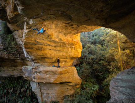 Lezení v Austrálii - Cesta do pravěké Pterodactyle Cave