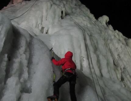 HMG metodický večer – lezení ledů ve Víru
