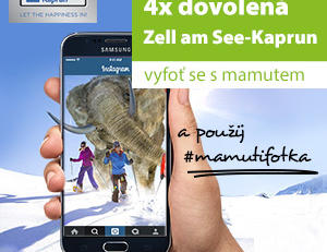 INSTAGRAMOVÁ soutěž o dovolenou na Kaprunu (#mamutifotka)