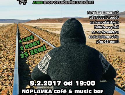 Pozvánka: Cestopisná přednáška Z Kanclu kolem světa aneb stop otlačeným zadkům!