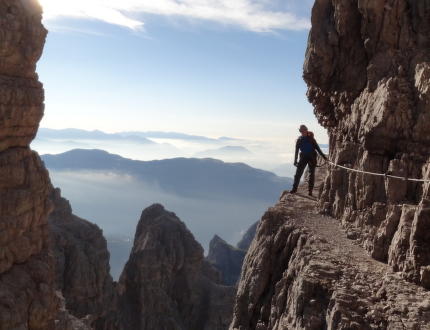 Nejznámější klasická via ferrata v Evropě – Via delle Bocchette