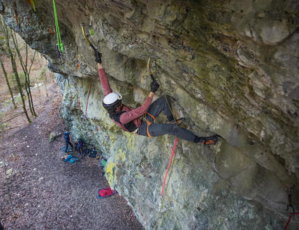 Drytooling – zimní lezecké radovánky