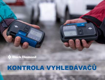 Výzva ke kontrole lavinových vyhledávačů Black Diamond Guide a Recon Beacon