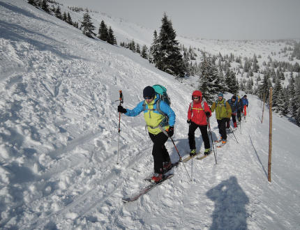 Nefalšovaná zima a atmosféra na La Sportiva skialpovém kurzu