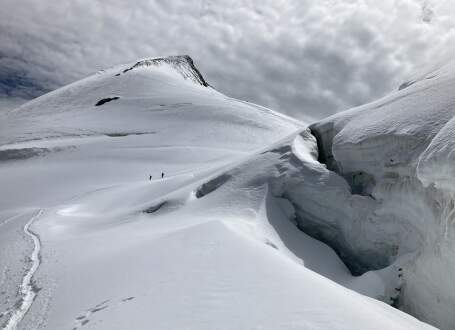 Jak vystoupit na Allalinhorn?