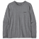 Tričko dlhý rukáv Patagonia Long-Sleeved P-6 Logo Women Gravel Heather