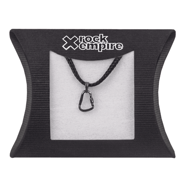Reklamní předmět Rock Empire Silver charm - carabiner starostříbrná