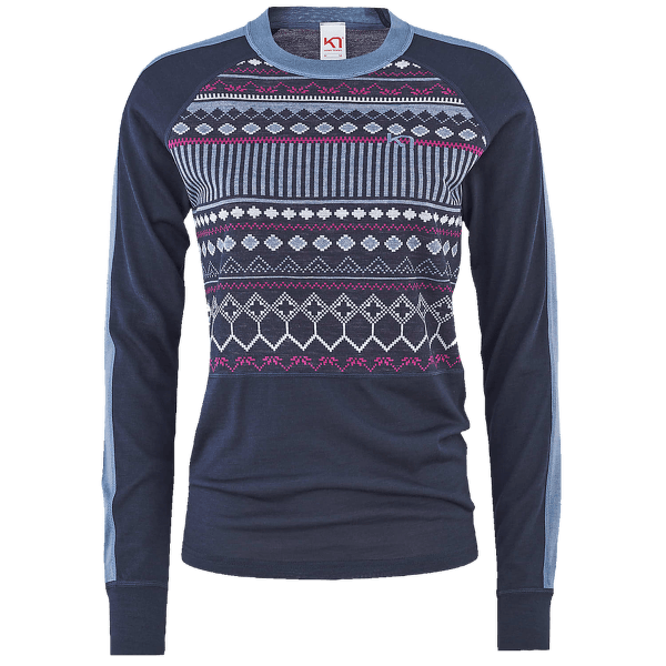 Triko dlouhý rukáv Kari Traa Tuva Longsleeve ROYAL