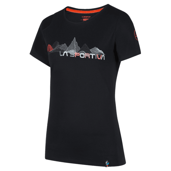 Triko krátký rukáv La Sportiva Peaks T-Shirt Women Black/Cherry Tomato