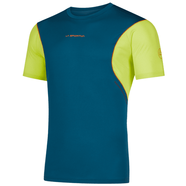 Tričko krátky rukáv La Sportiva RESOLUTE T-SHIRT Men Storm Blue/Lime Punch