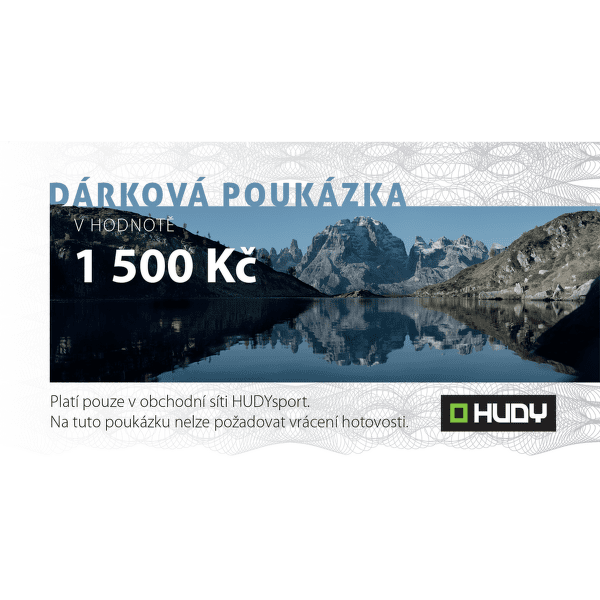 HUDY Dárková poukázka  1500 Kč