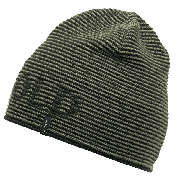 Čiapka Devold Rib Logo Merino Beanie 427A WOODS