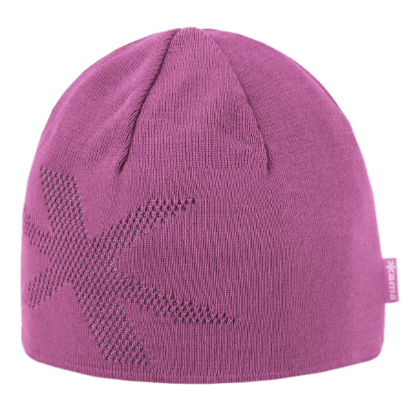 Čepice Kama A161 - Knitted Beanie light pink