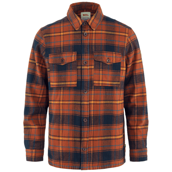 Košile dlouhý rukáv Fjällräven Övik Lite Padded Shirt Men Autumn Leaf-Dark Navy