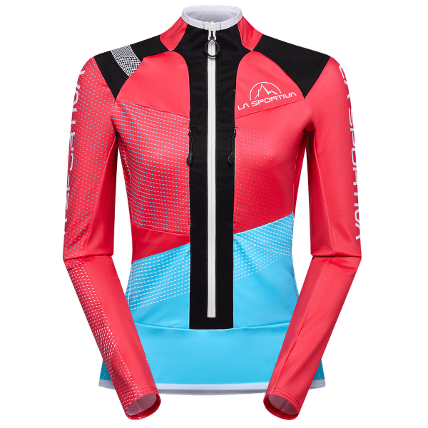 Bunda La Sportiva STRATOS VI Racing Jacket Women Hibiscus/Malibu Blue