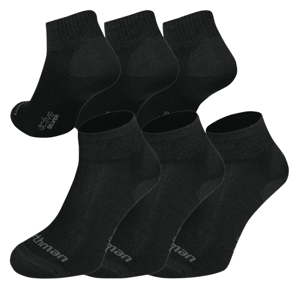 Ponožky Northman Multisport Low Ultralight 3-pack Černá