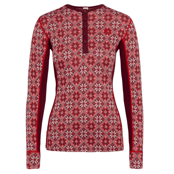 Tričko dlhý rukáv Kari Traa Rose LS (622692) BURGUNDY RED