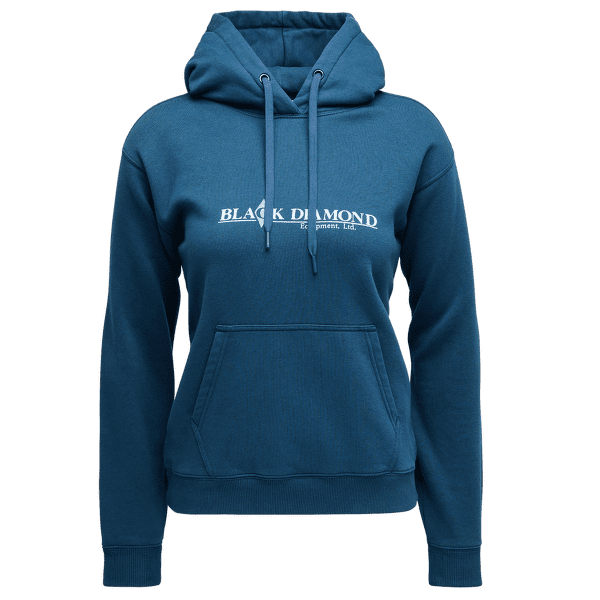 Mikina Black Diamond Heritage Wordmark Pullover Hoody Women Indigo