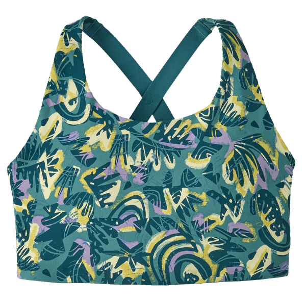 Podprsenka Patagonia Shadowlite High-Impact Adjustable Bra Wild Botanist: Wetland Blue