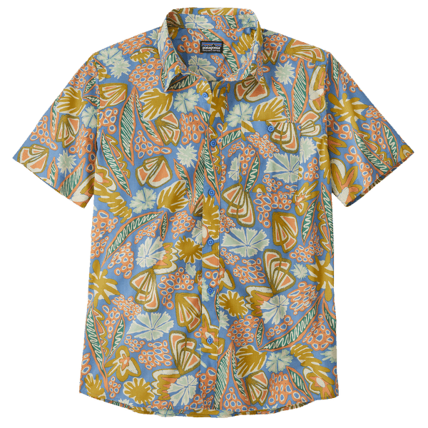 Košeľa krátky rukáv Patagonia Go To Shirt Men Flourish: Abundant Blue