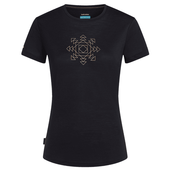 Tričko krátky rukáv Icebreaker Merino Blend 125 Cool-Lite™ Sphere SS Tee Fusion Women BLACK