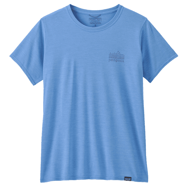 Tričko krátky rukáv Patagonia Cap Cool Daily Graphic Shirt Women Strataspire: Abundant Blue X-Dye