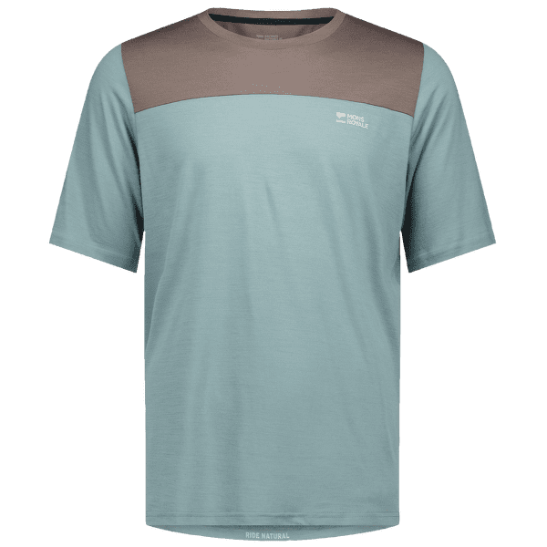 Triko krátký rukáv Mons Royale Diversion Merino Bike Jersey Short Sleeve Desert Sage / Iron