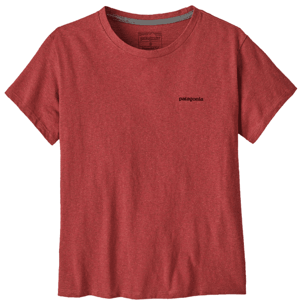 Triko krátký rukáv Patagonia P-6 Logo Responsibili-Tee Women Potters Red