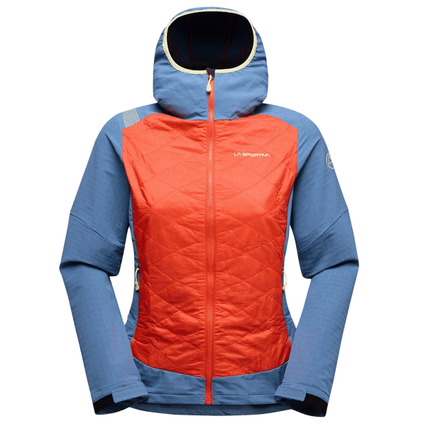 Bunda La Sportiva KAP HYBRID HOODY Women Cherry Tomato/Moonlight