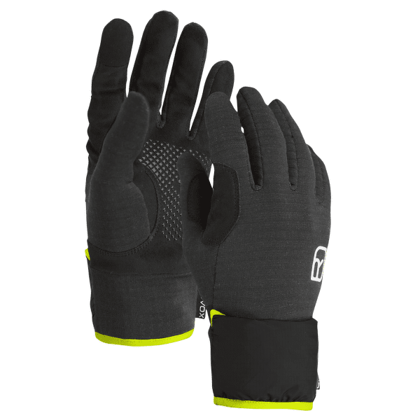 Rukavice Ortovox FLEECE GRID COVER GLOVE MEN 90201 black raven
