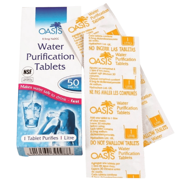Dezinfekce Yate OASIS Water purification tablets