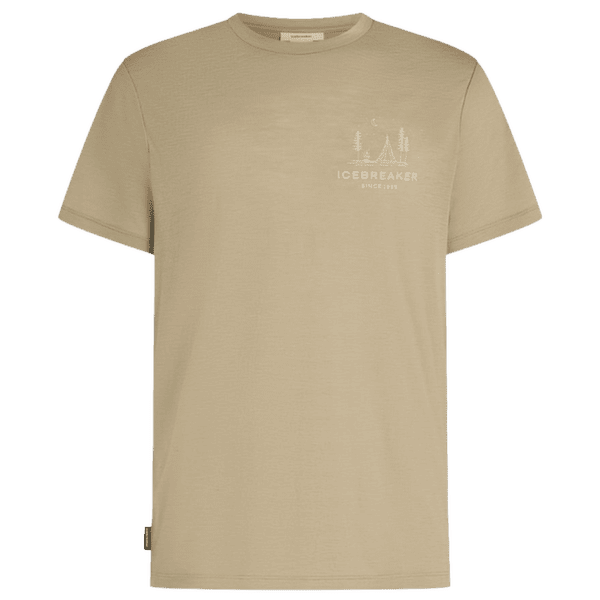 Triko krátký rukáv Icebreaker Merino 150 Tech Lite SS Tee IB Wordmark Men FLAGSTONE