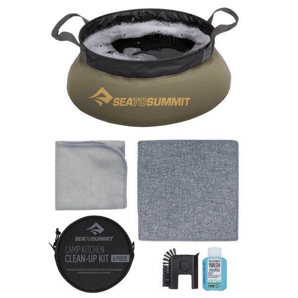 Sada Sea to Summit Camp Kitchen Clean Up Kit 6 Piece Assorted