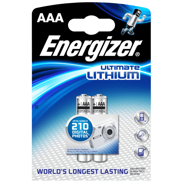 Batérie Energizer Lithium AAA/2