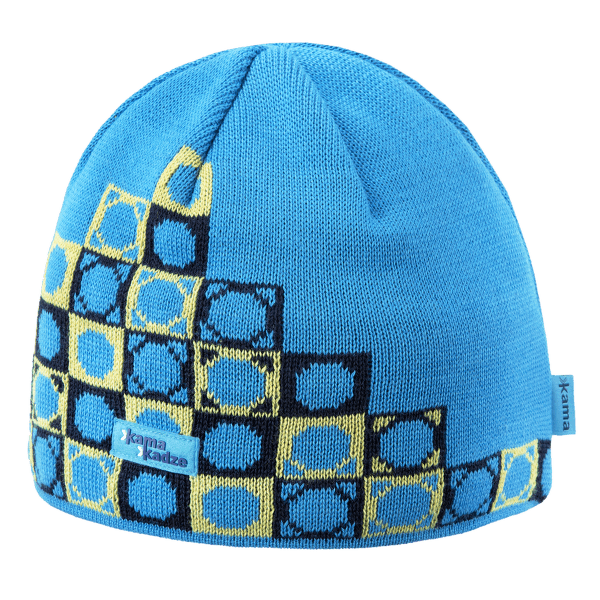 Čepice Kama Knitted Hat K57 cyan 115