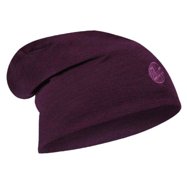 Čepice Buff HEAVYWEIGHT MERINO WOOL HAT PURPLISH MULTI STRIPES