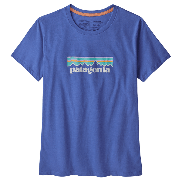 Triko krátký rukáv Patagonia Pastel P-6 Logo Organic Crew T-Shirt Women Float Blue