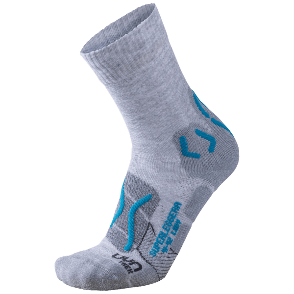 Ponožky UYN Trekking Superleggera Women Light Grey/Turquoise