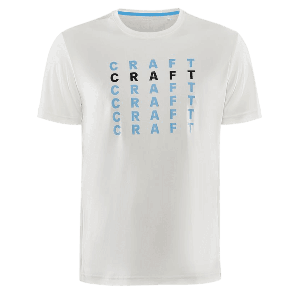 Triko krátký rukáv Craft Core Charge Tee Men bílo-šedá