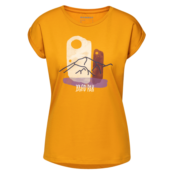 Triko krátký rukáv Mammut Mountain T-Shirt Women (1017-00965) golden PRT2 1255