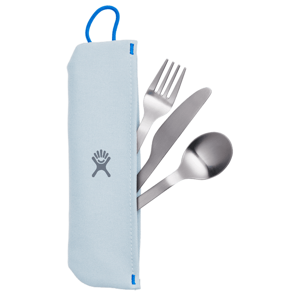 Set Hydro Flask FLATWARE SET STAINLESS / POUCH RAIN 075 Stainless