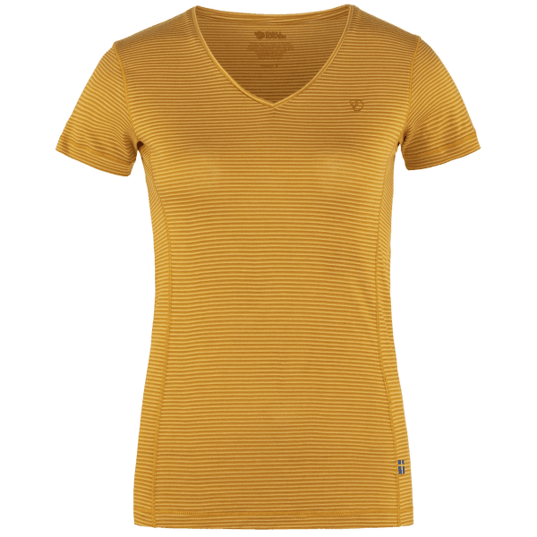 Triko krátký rukáv Fjällräven Abisko Cool T-Shirt Women Mustard Yellow