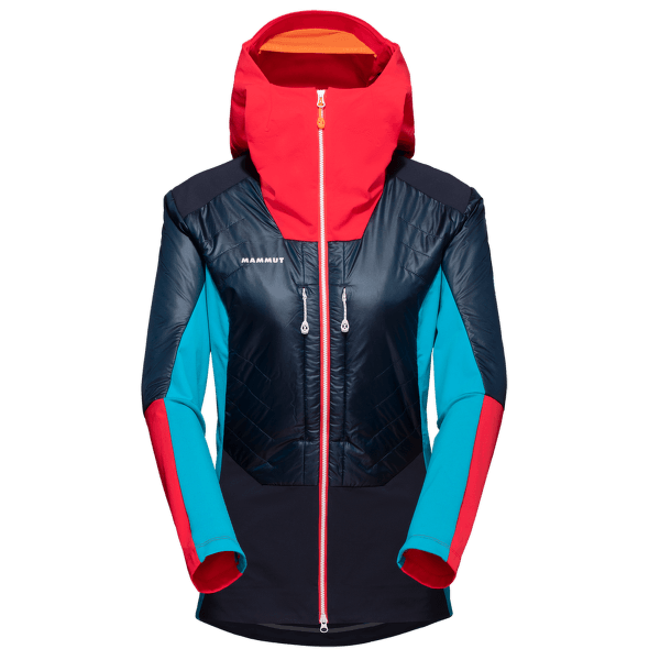 Bunda Mammut Eisfeld SO Hybrid Hooded Jacket Women night-azalea 50447