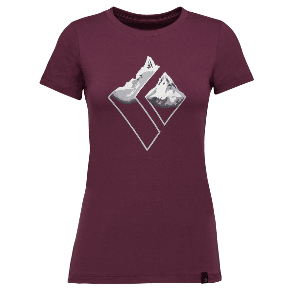 Triko krátký rukáv Black Diamond Mountain Logo SS Tee Women Blackberry