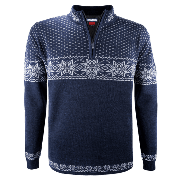 Sveter Kama Merino 3053 108 navy