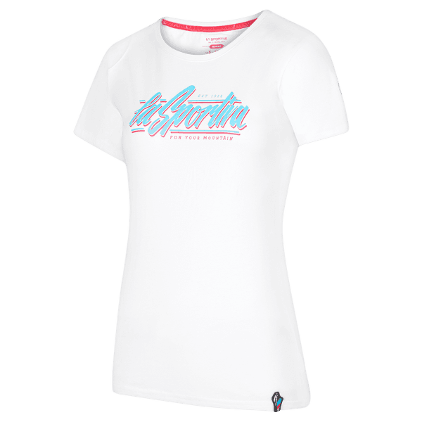 Tričko krátky rukáv La Sportiva RETRO T-SHIRT Women White/Malibu Blue