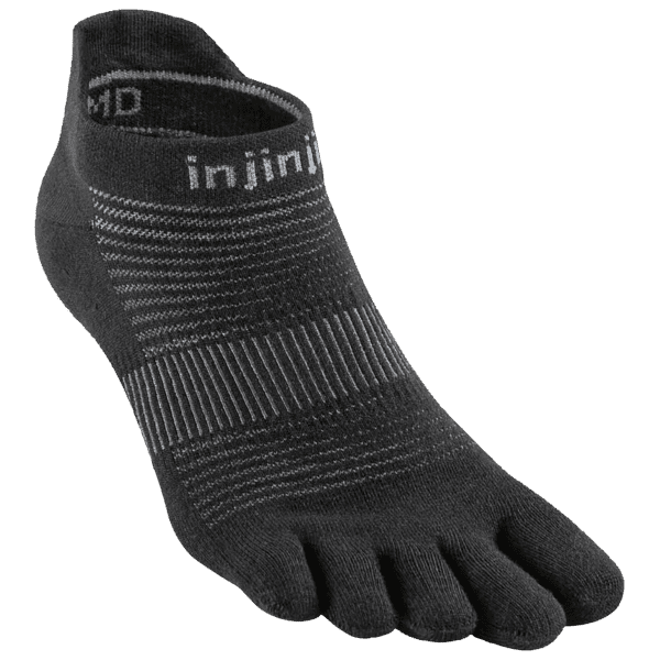 Ponožky Injinji Run Lightweight No-Show BLACK